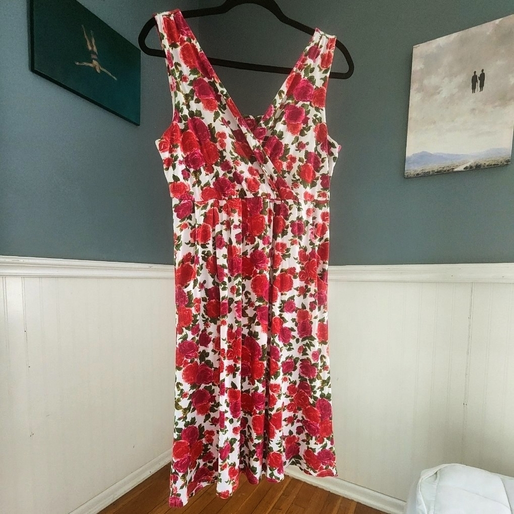 Garnet Hill Floral Sundress - Size S